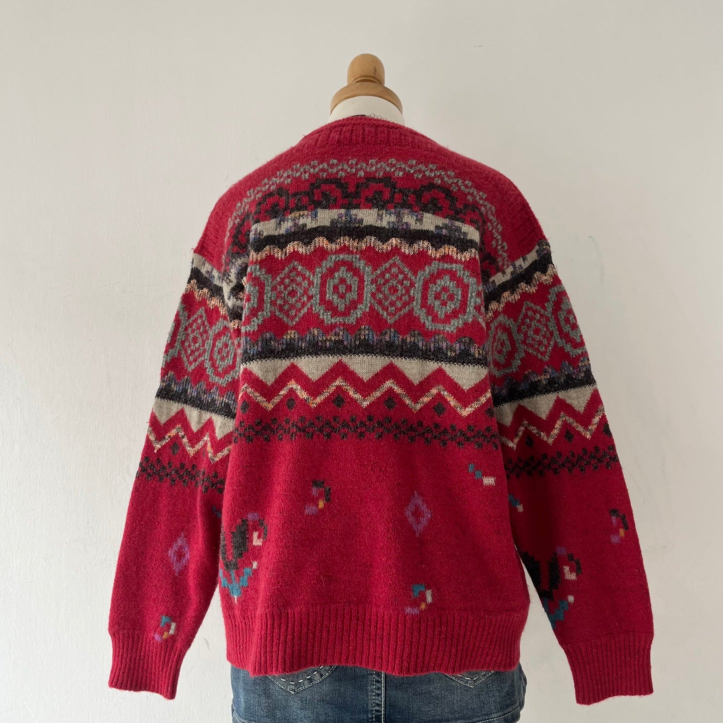 Oversized wool sweater