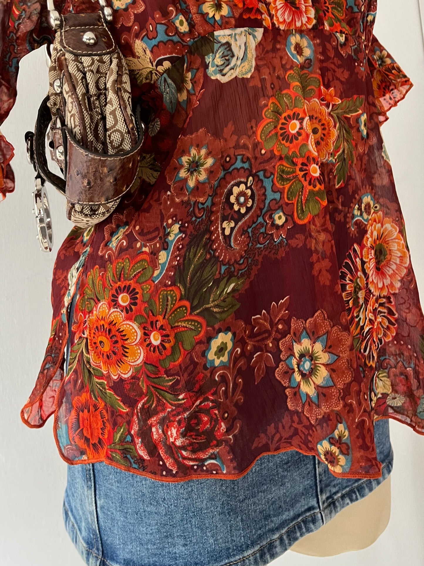 Adorable boho chic blouse