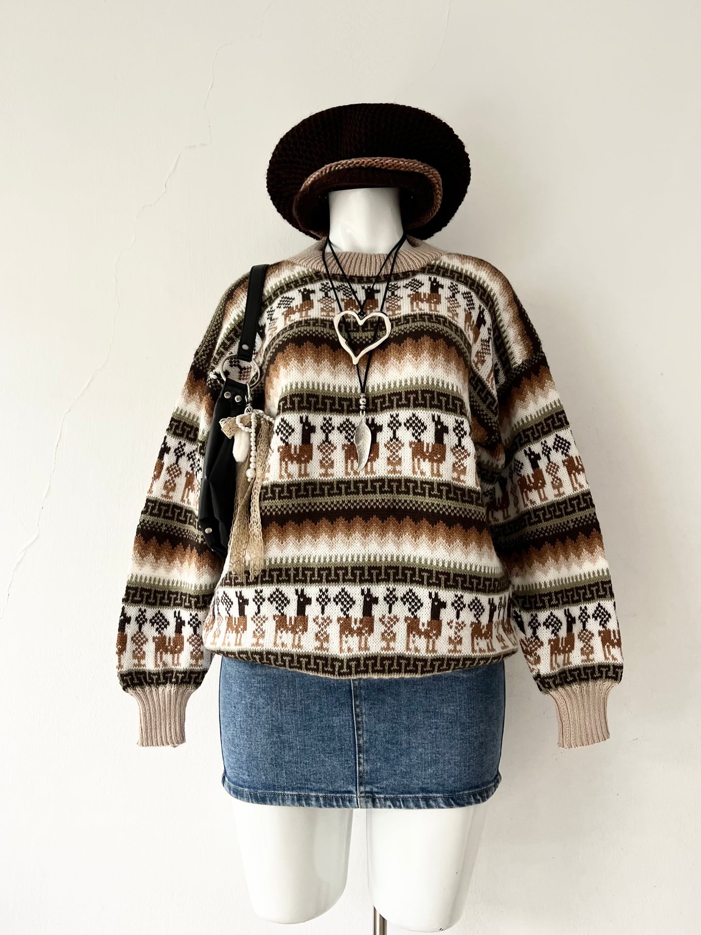 Oversized wool sweater