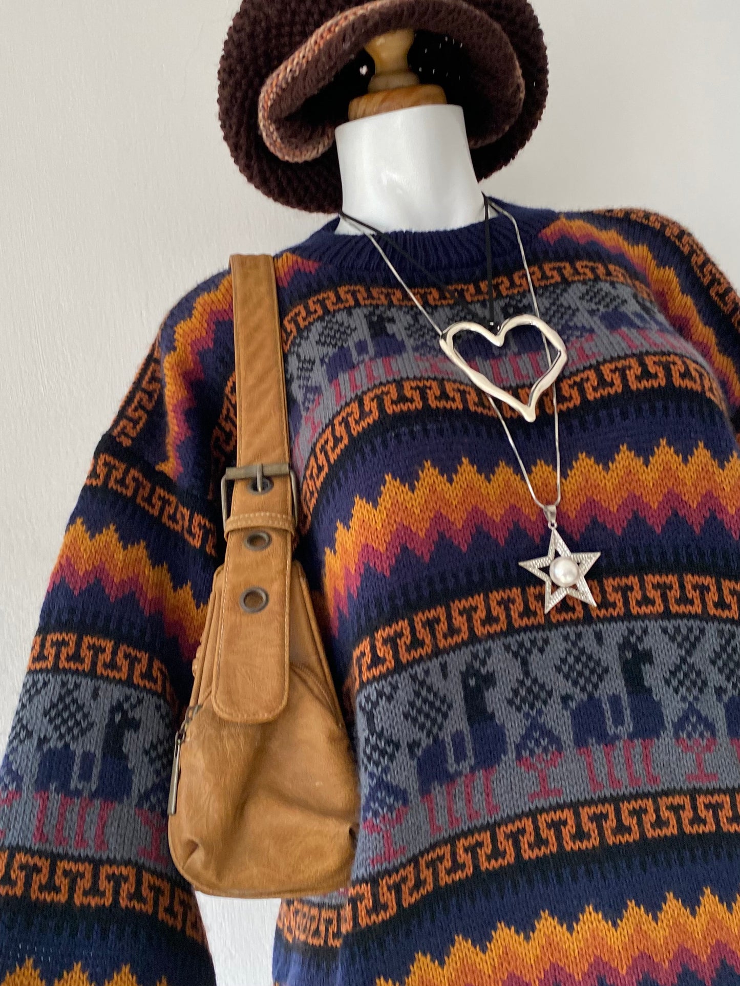 Oversized wool sweater