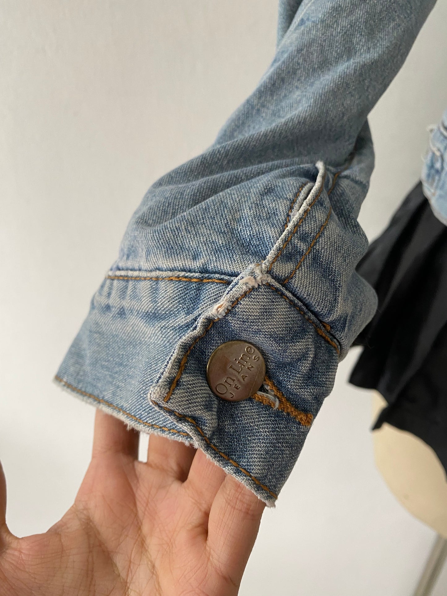 Jean jacket with warm lining