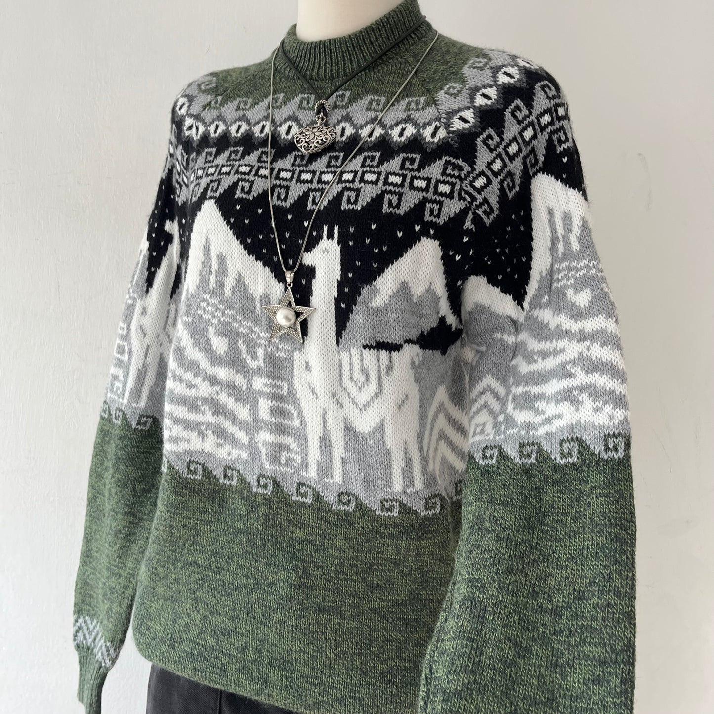 Oversized wool sweater