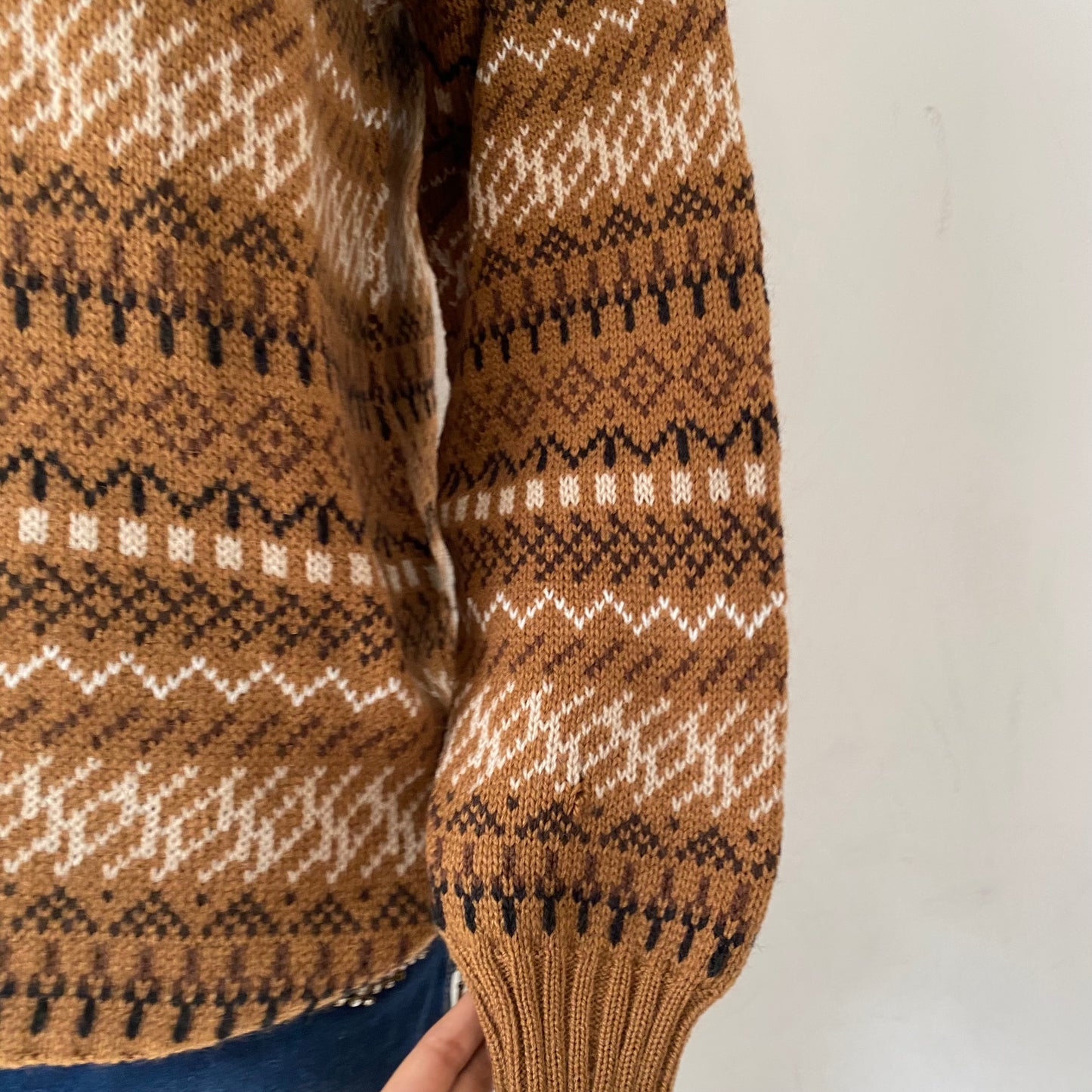 Oversized wool sweater