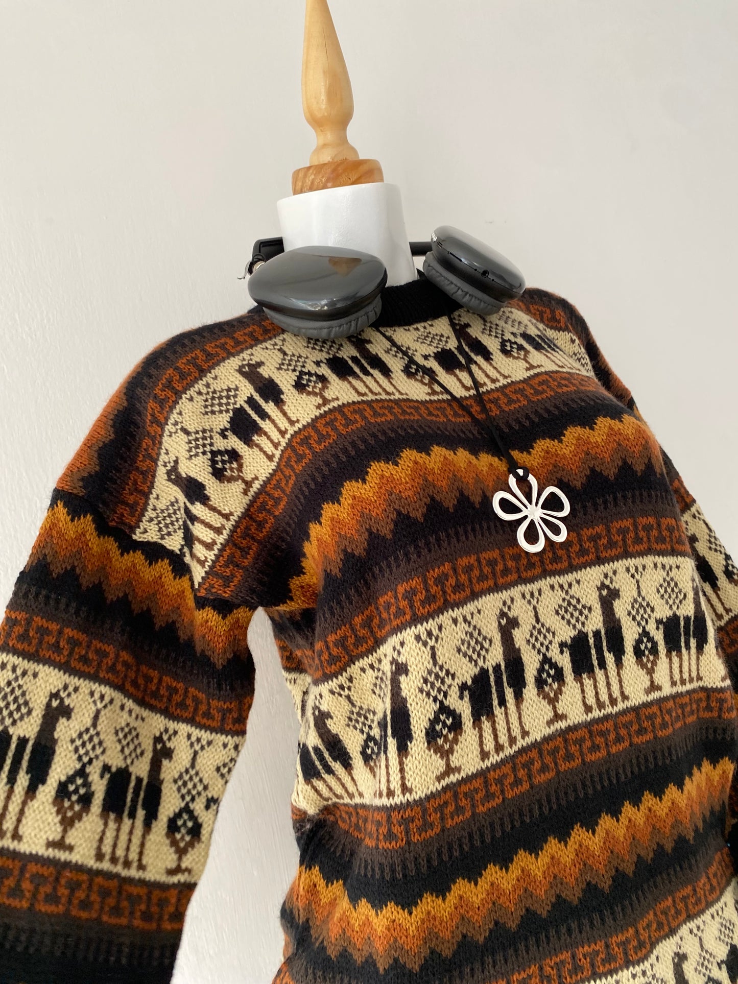 Oversized wool sweater