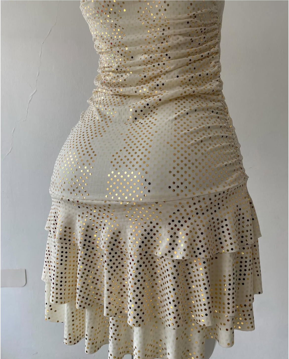 Polka dots dress with bow