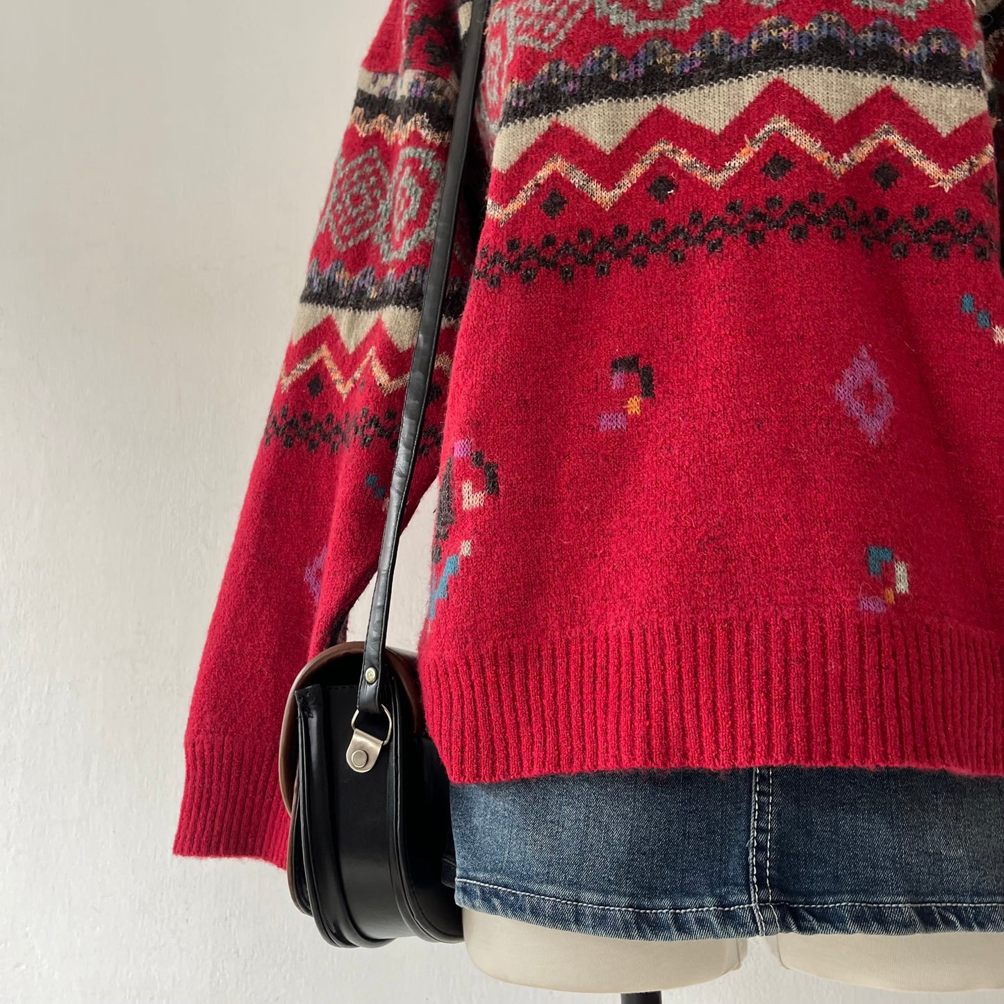 Oversized wool sweater