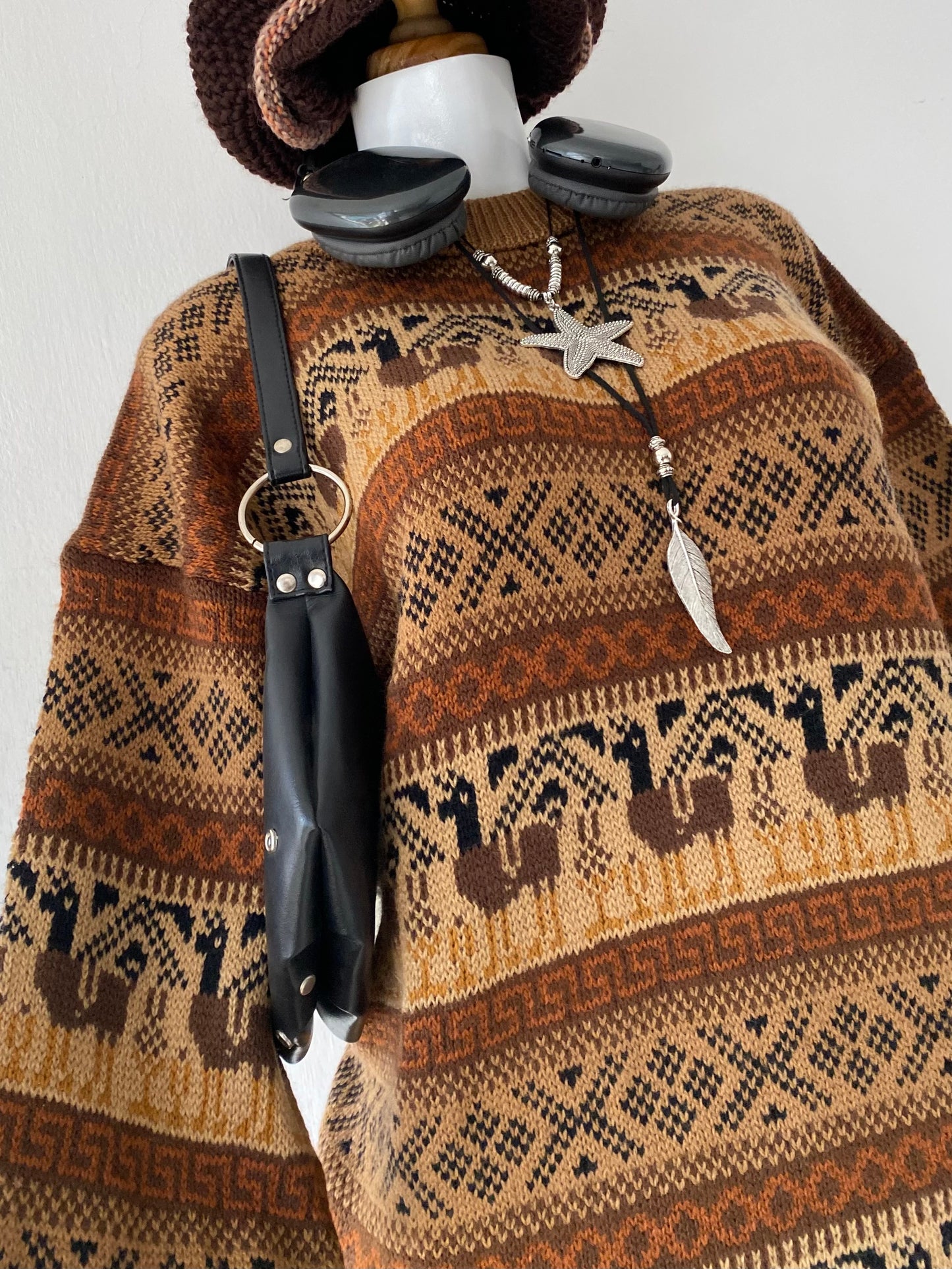 Oversized wool sweater