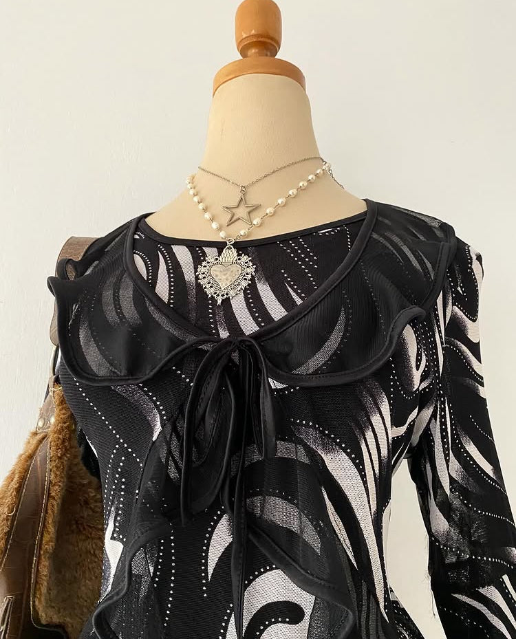 Blouse cardigan 2 in 1