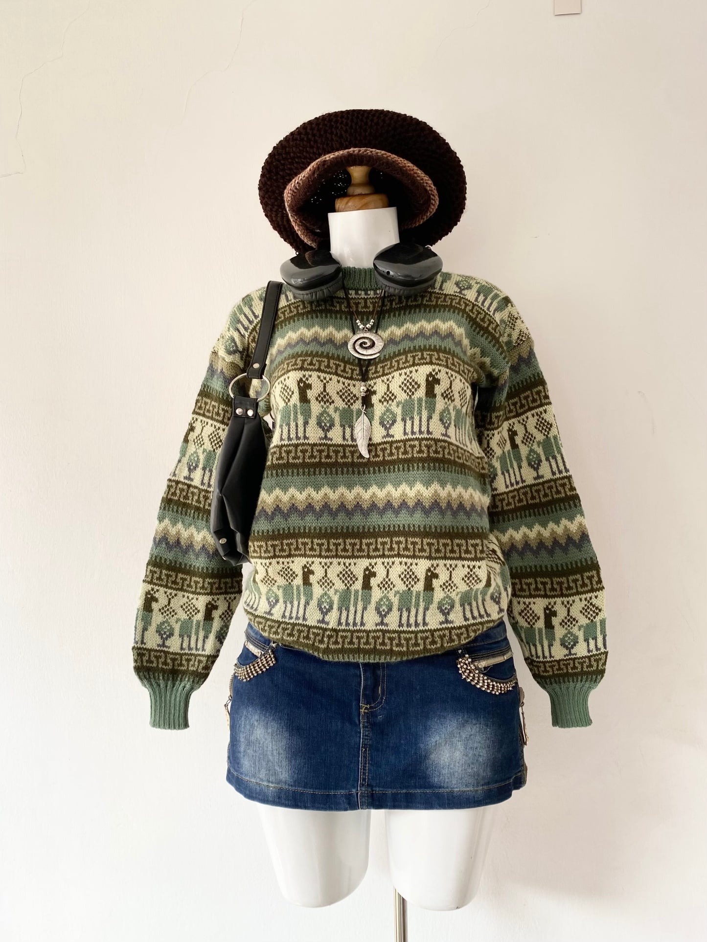 Oversized wool sweater