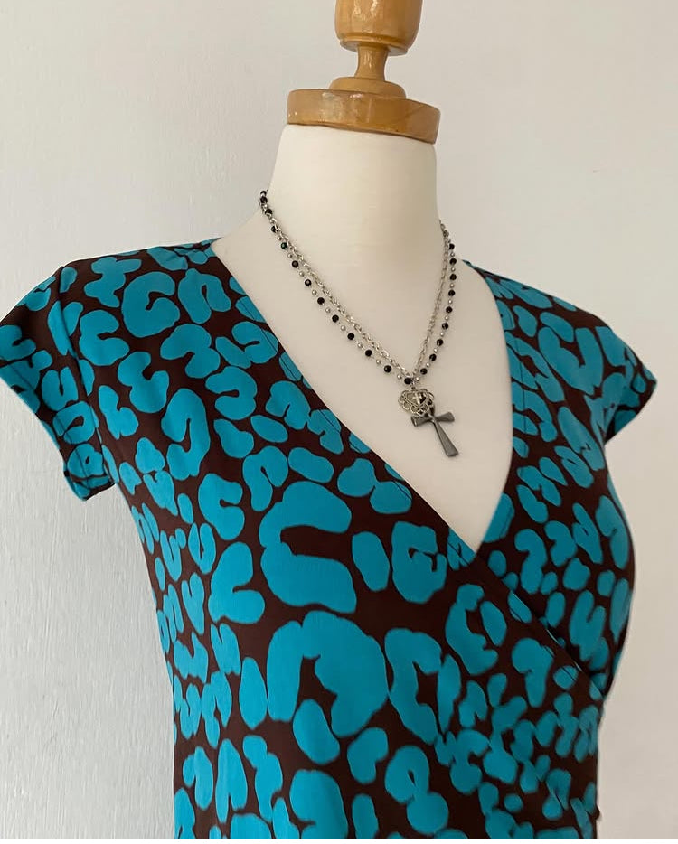 Animal print top 🦢