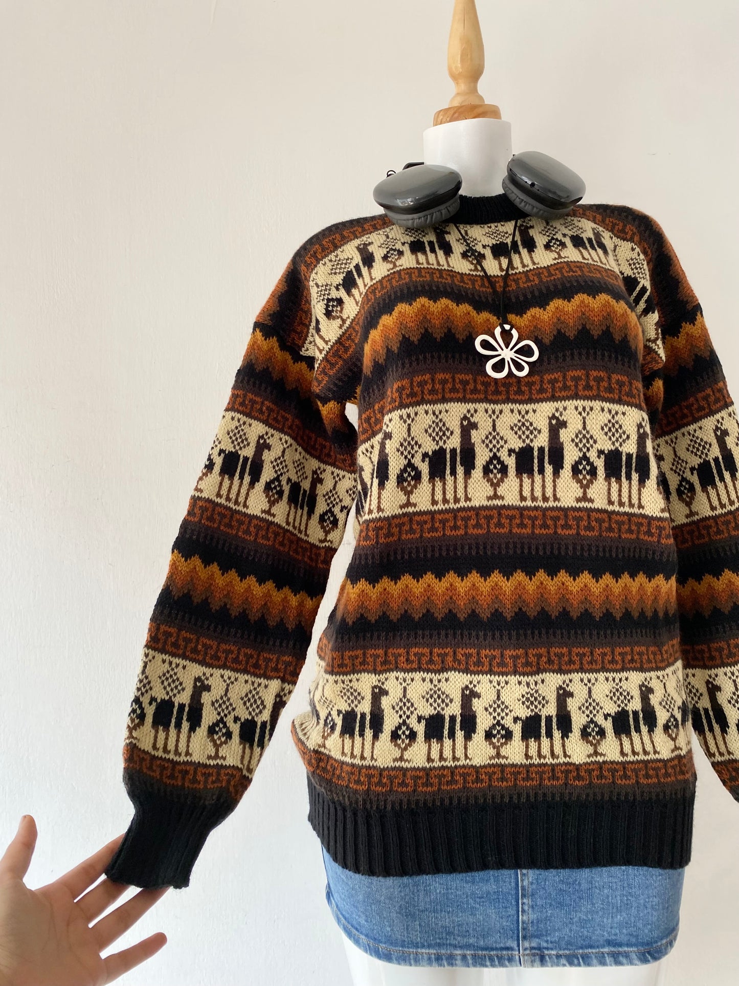 Oversized wool sweater