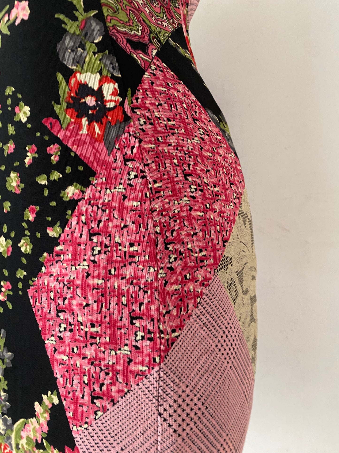 Patchwork design dress