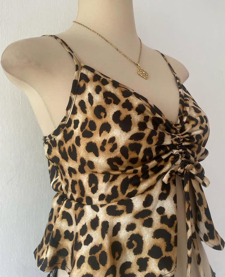 Cheetah print top