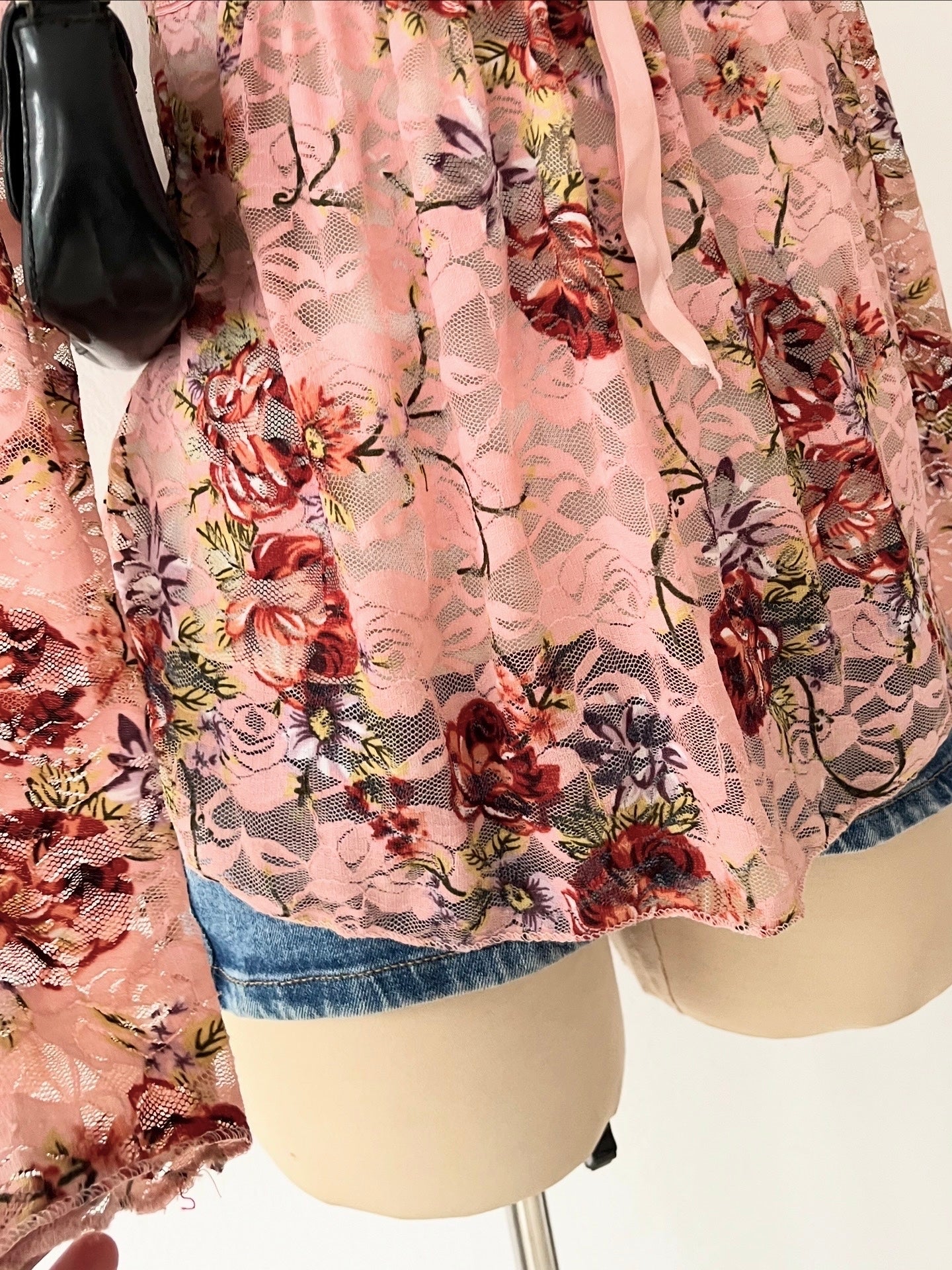 Coquette lace blouse