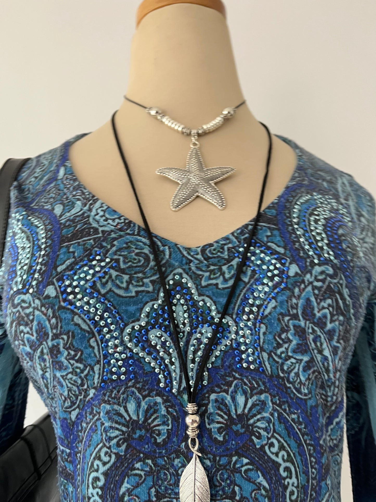 Boho chic long blouse