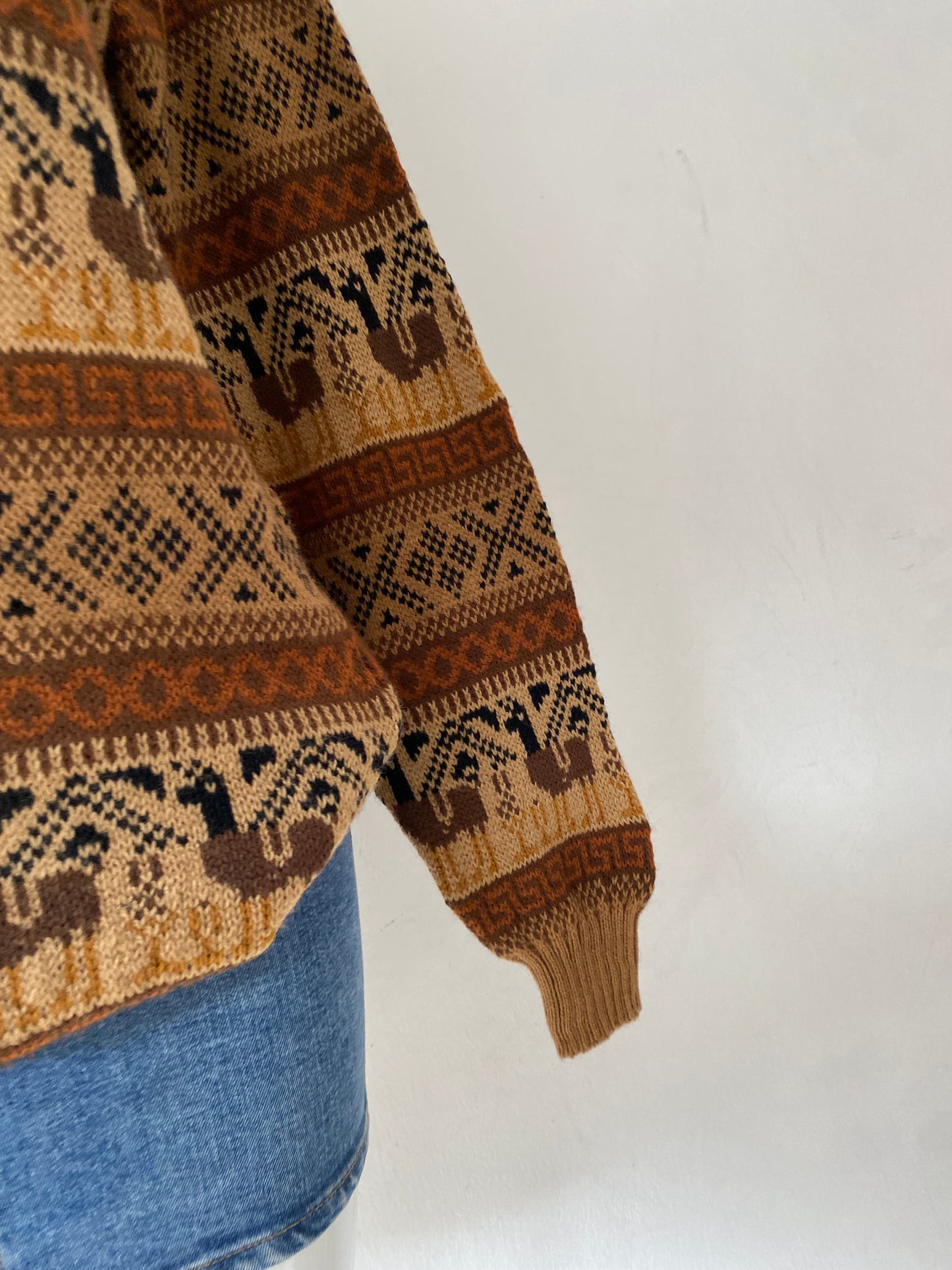 Oversized wool sweater