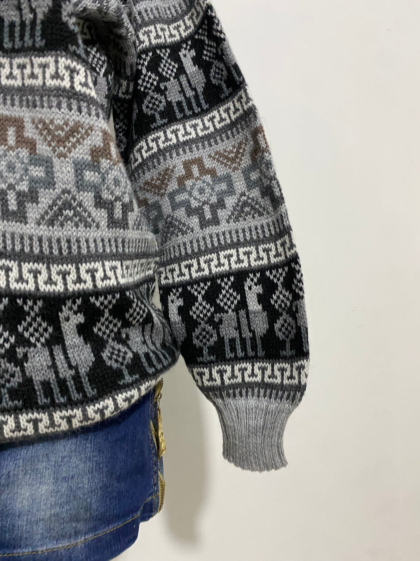 Oversized wool sweater
