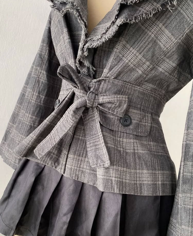 Blazer with bow