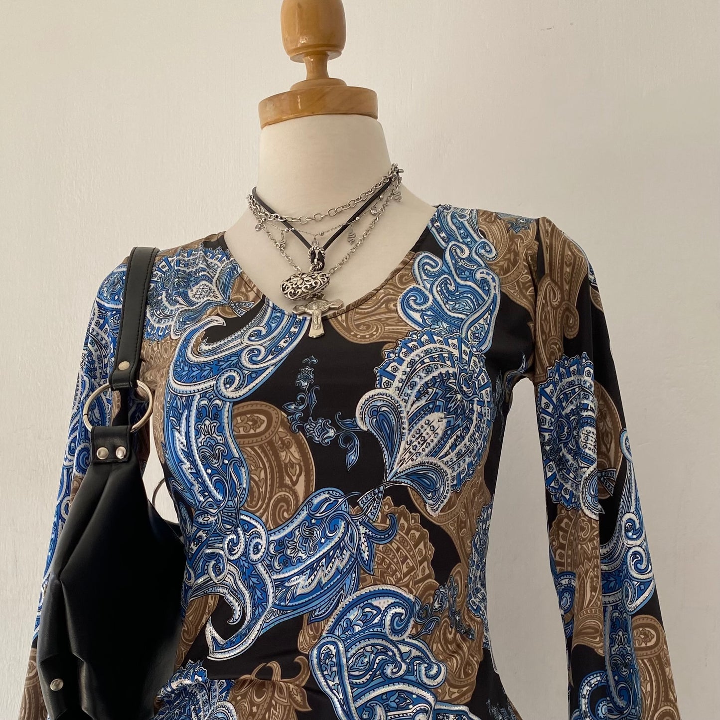 Bell-sleeved top
