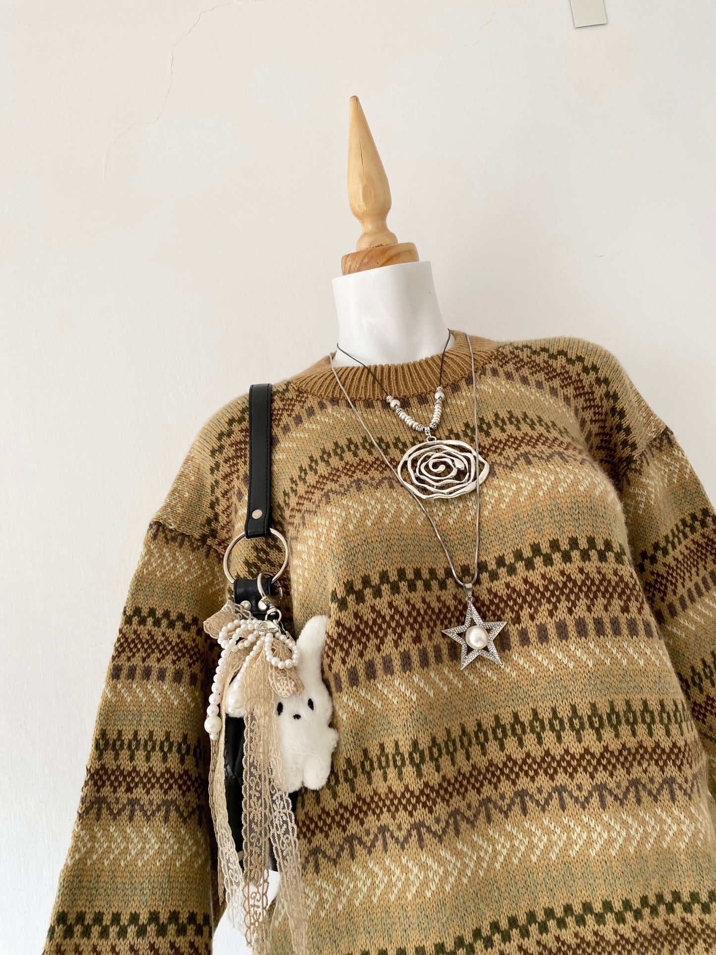 Oversized wool sweater