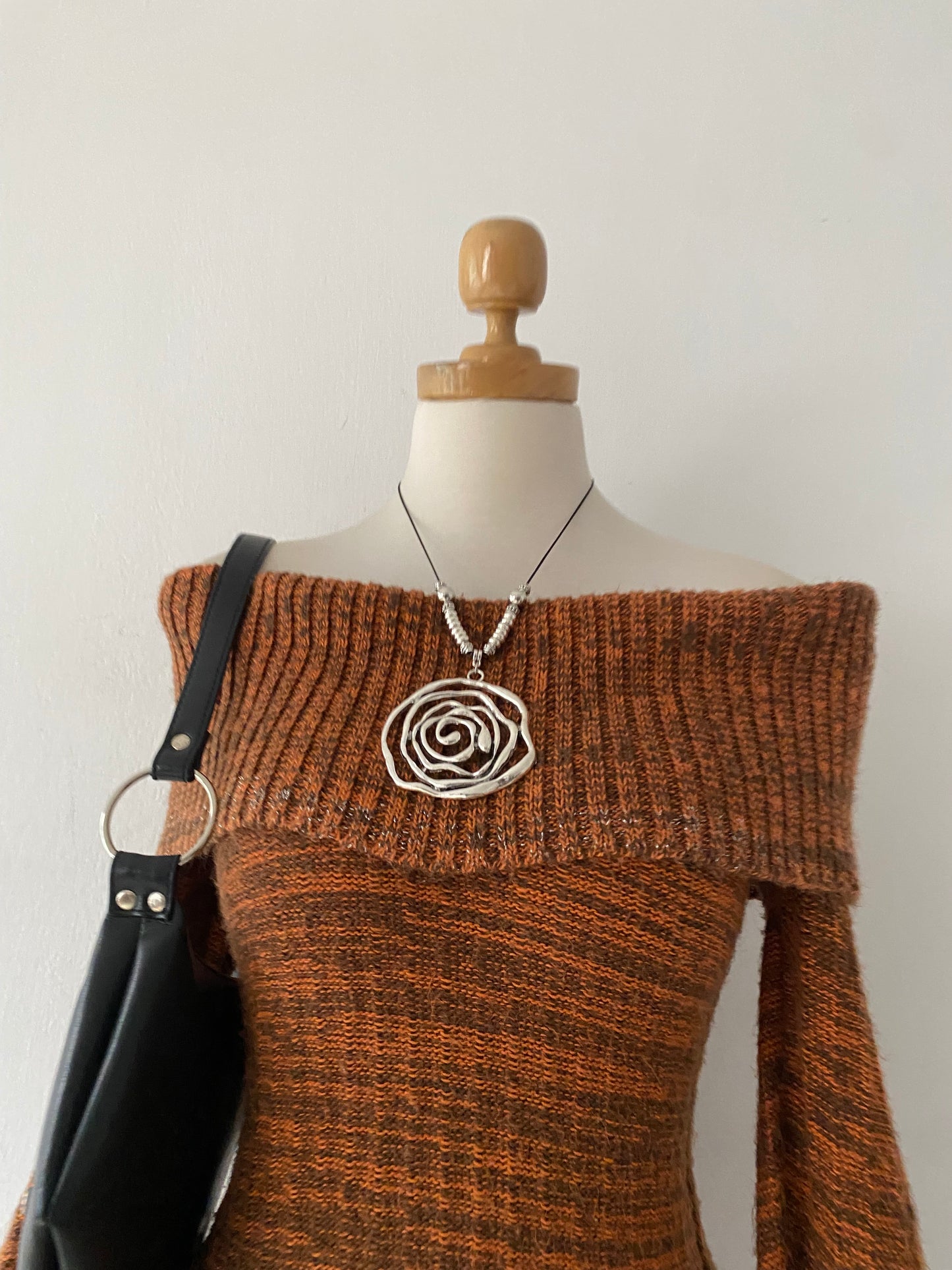 Off-shoulder sweater