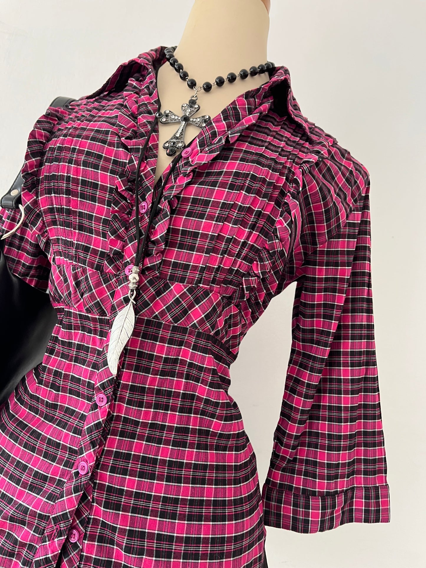 Checkered blouse
