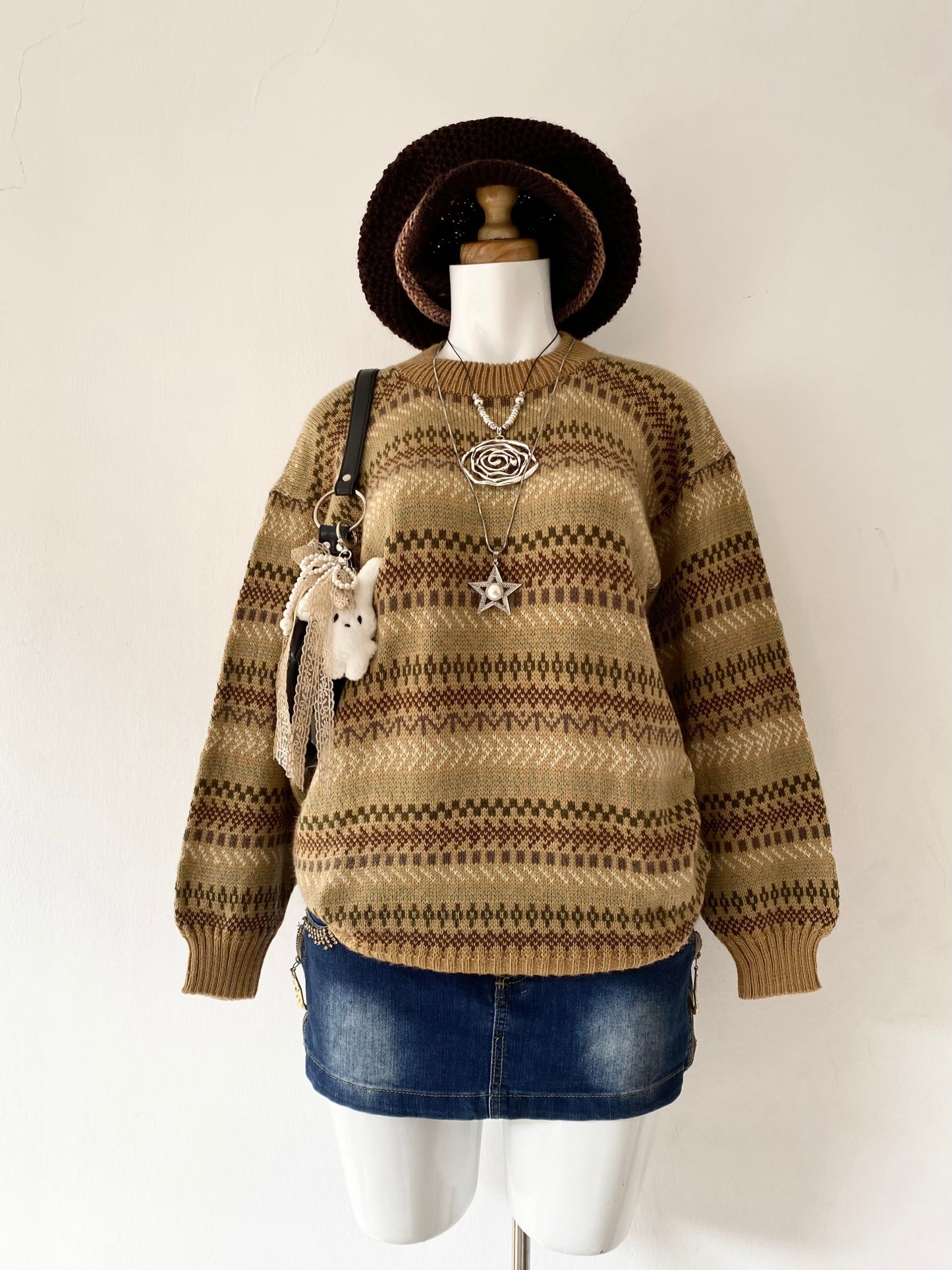 Oversized wool sweater