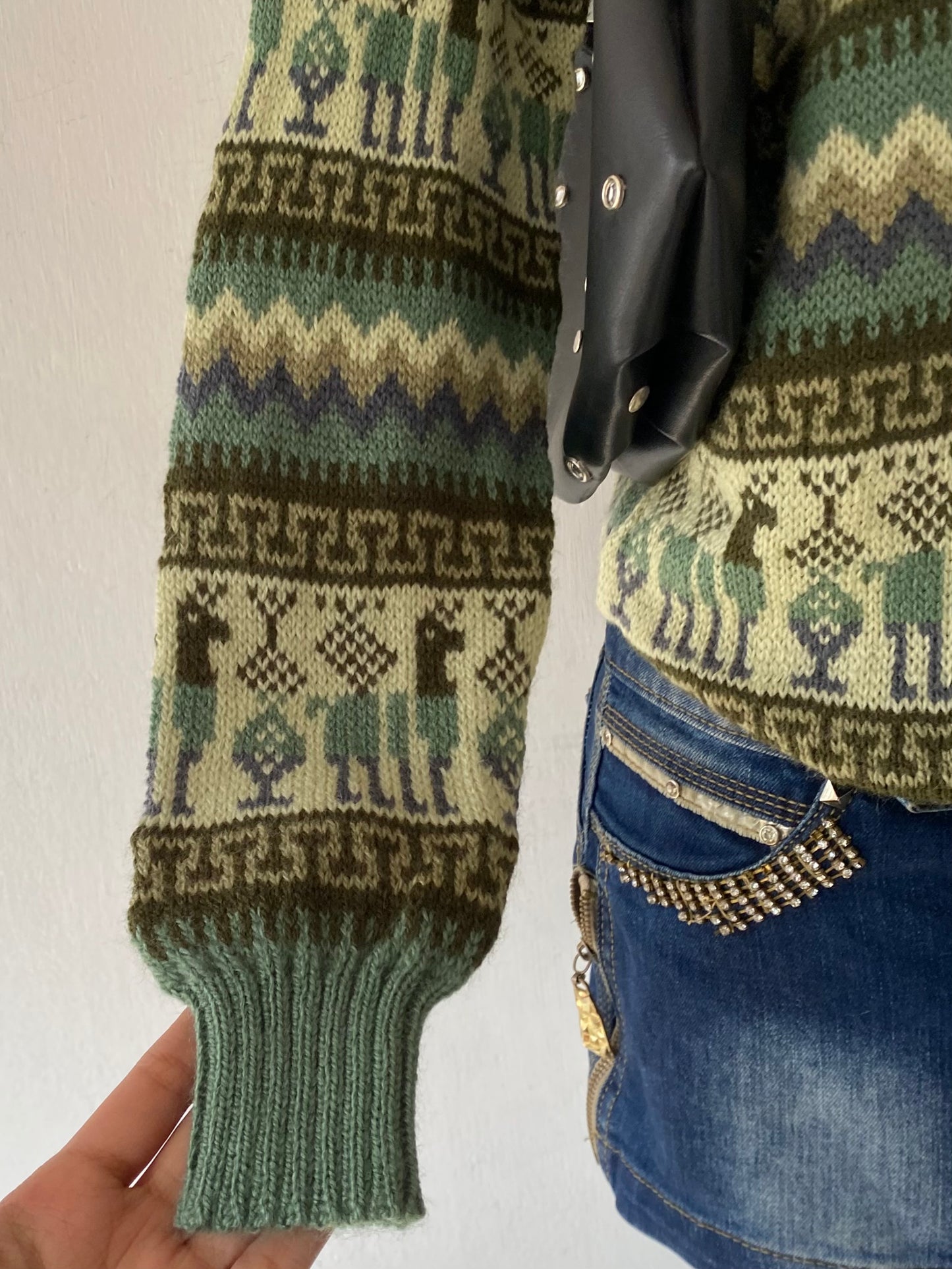 Oversized wool sweater