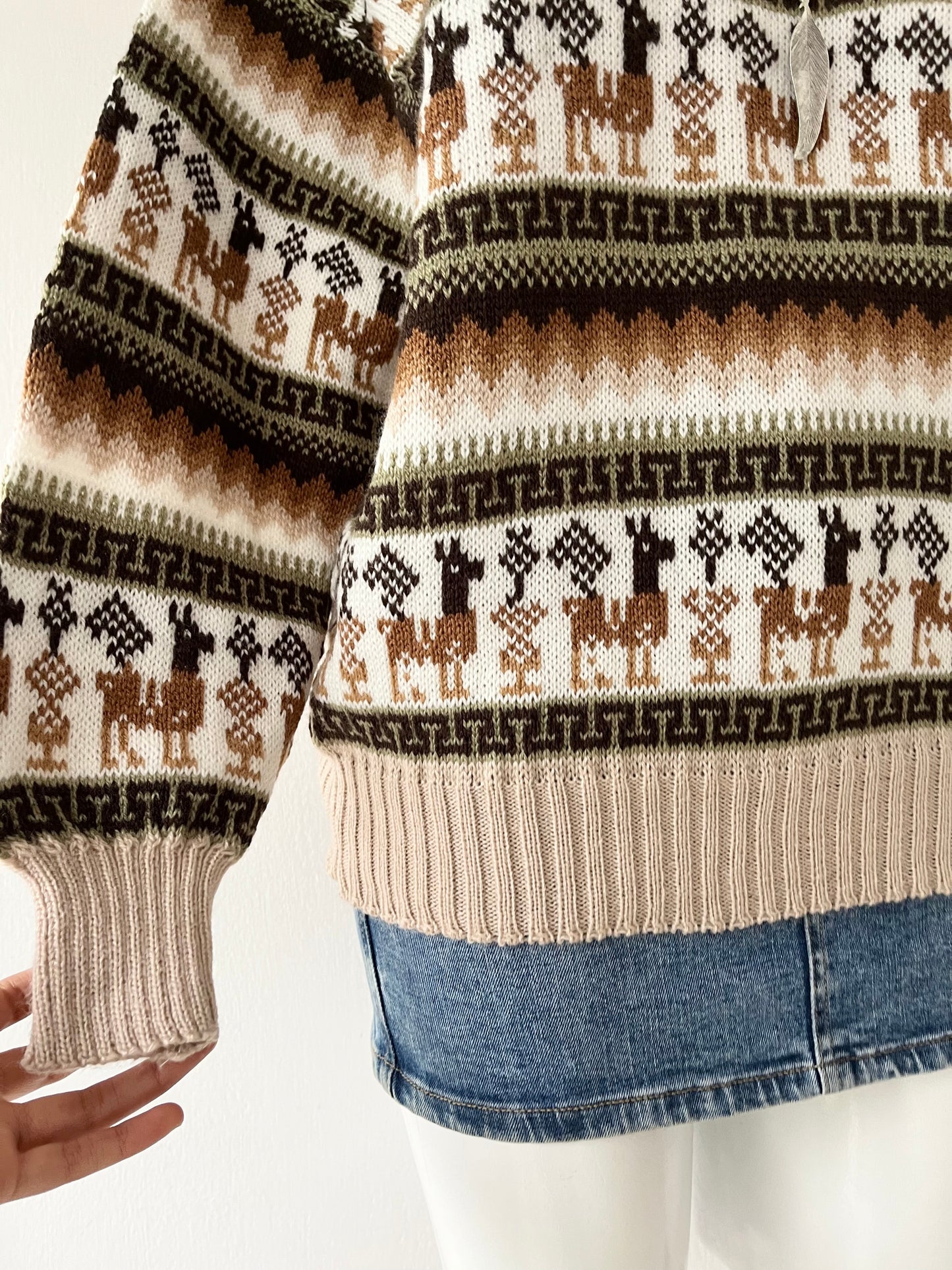 Oversized wool sweater