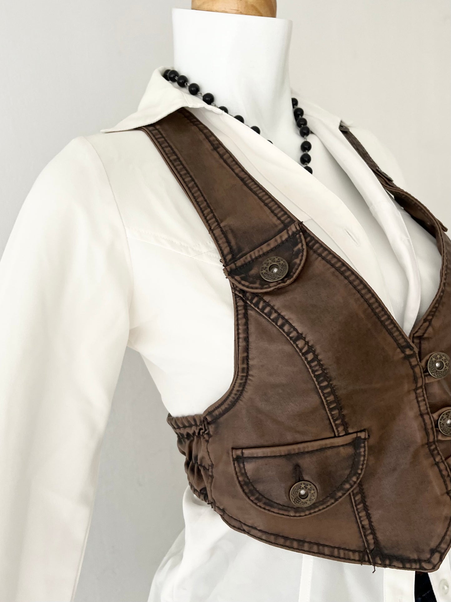 Brown vest