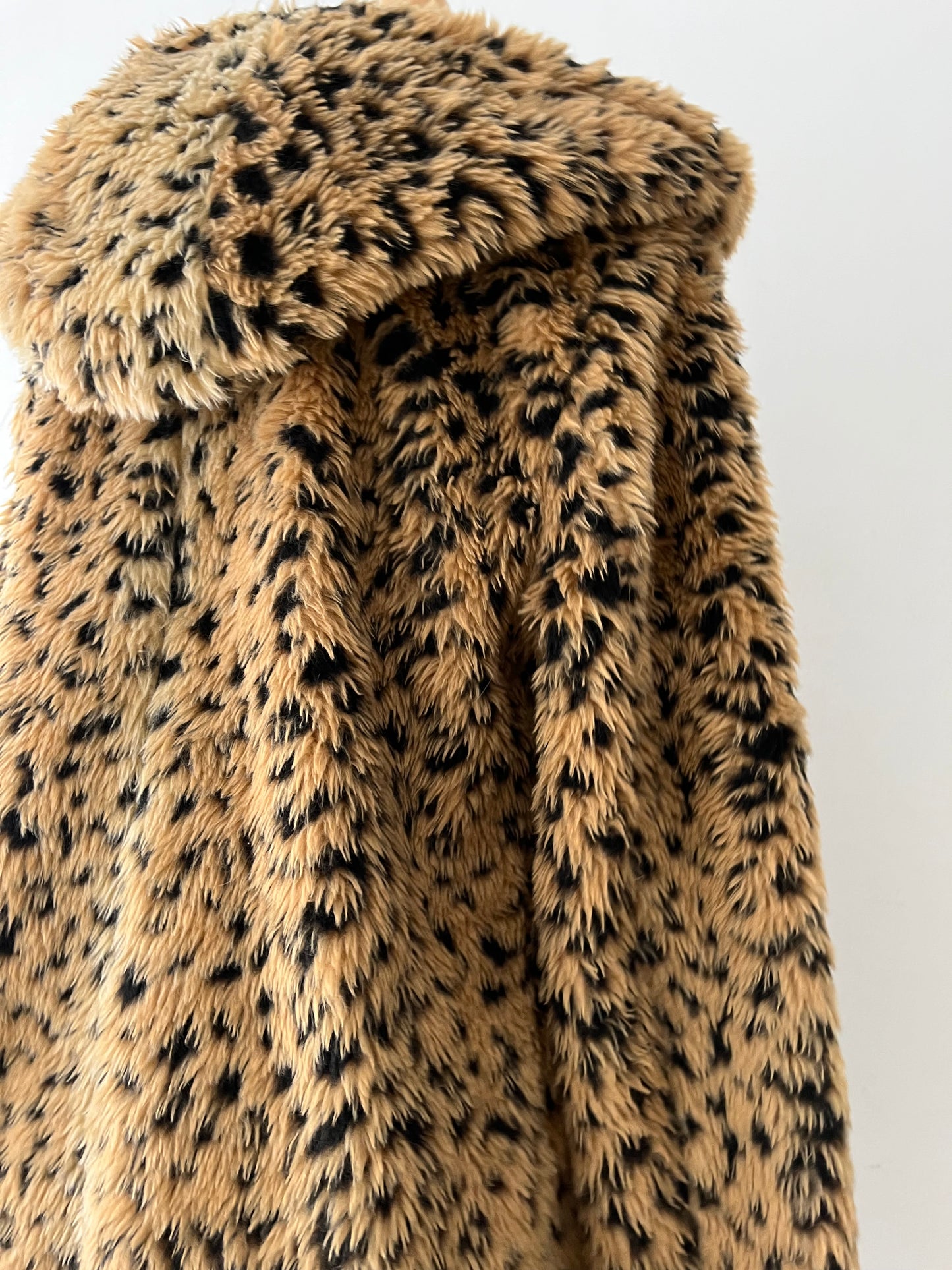 Cheetah print coat