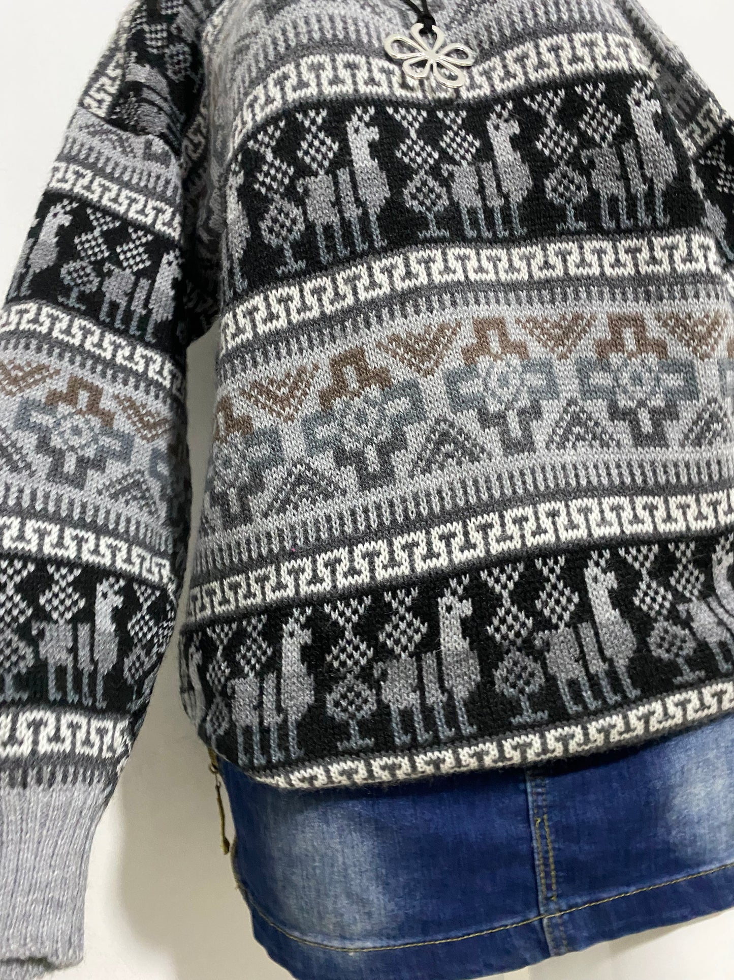Oversized wool sweater