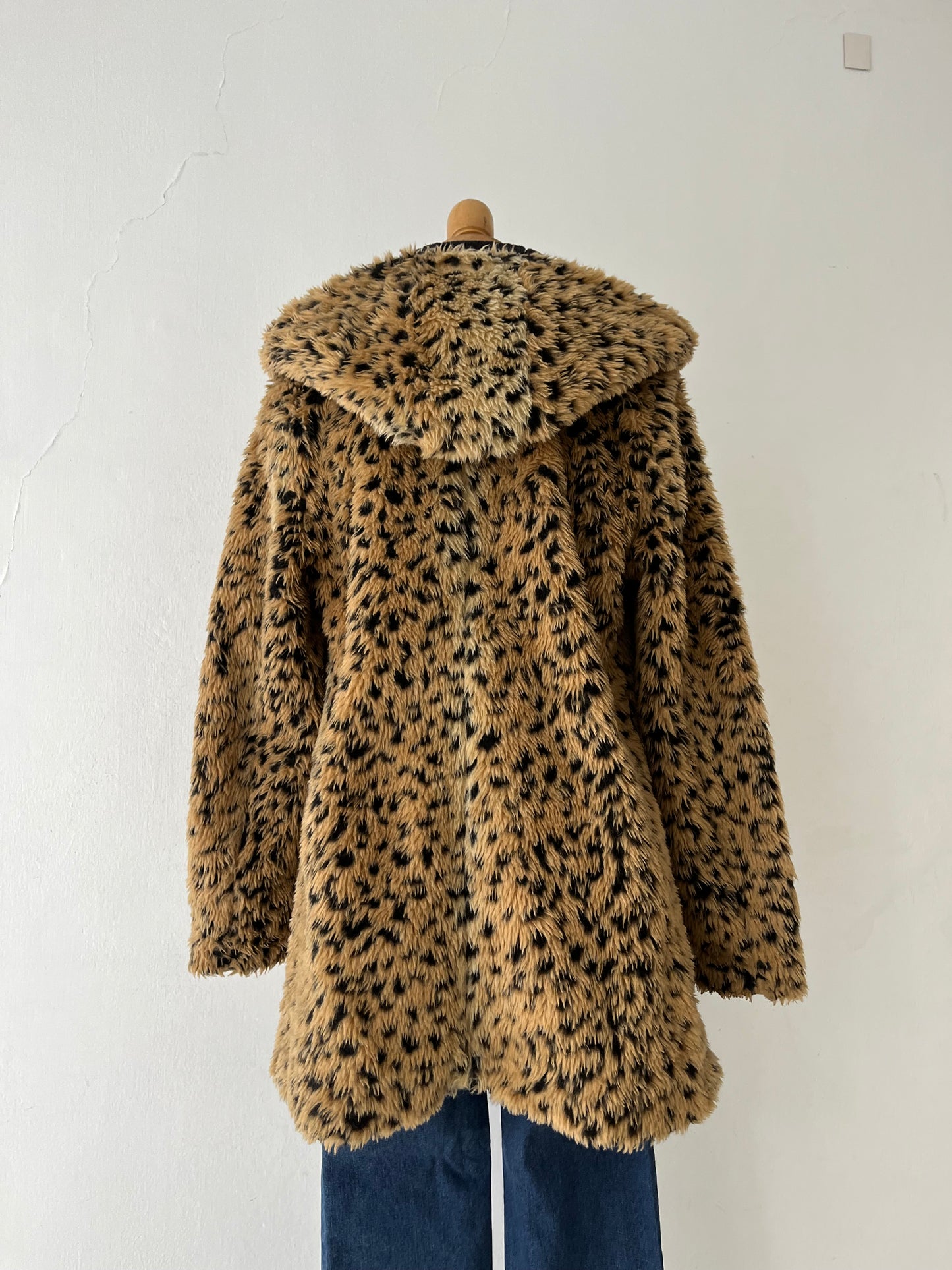 Cheetah print coat