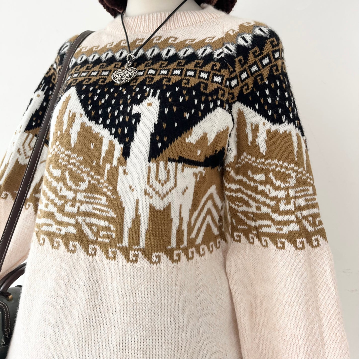 Oversized wool sweater