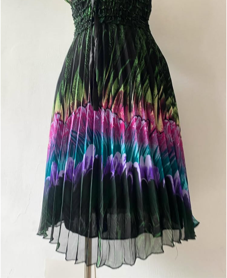 Bohemian chic halter dress