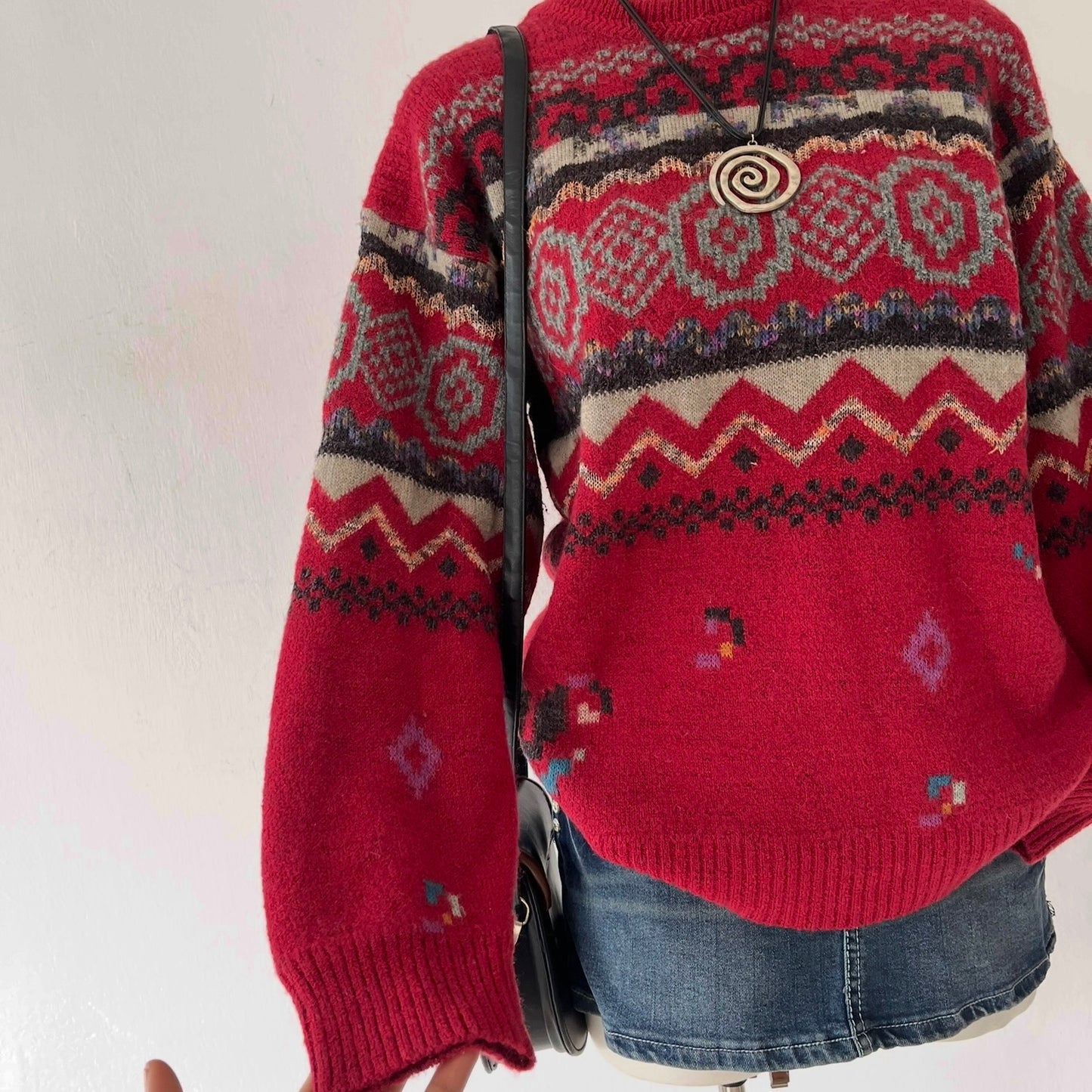 Oversized wool sweater