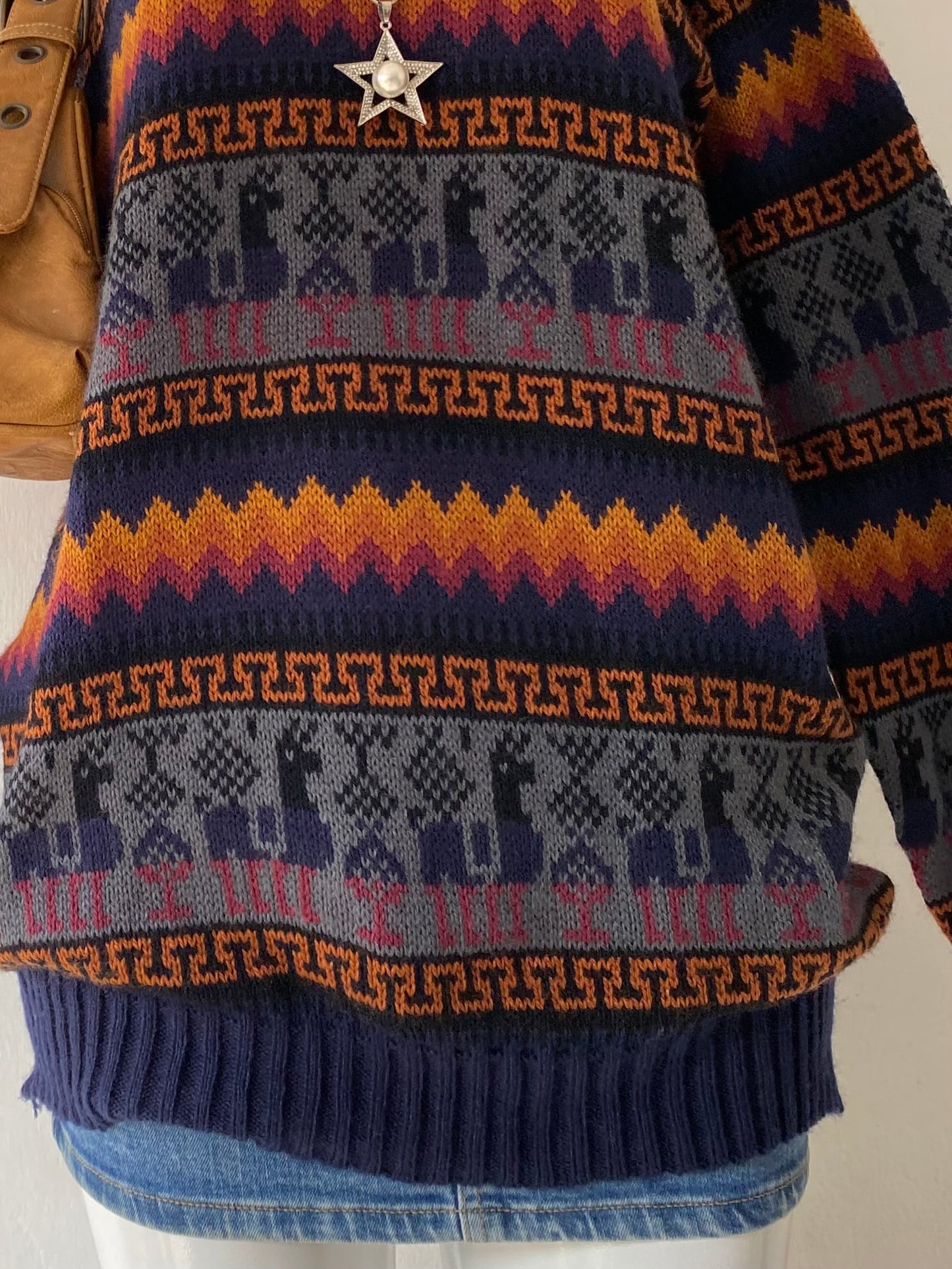 Oversized wool sweater