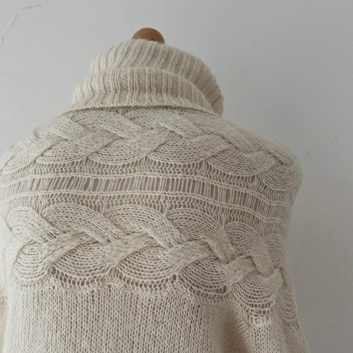 Oversized turtleneck sweater