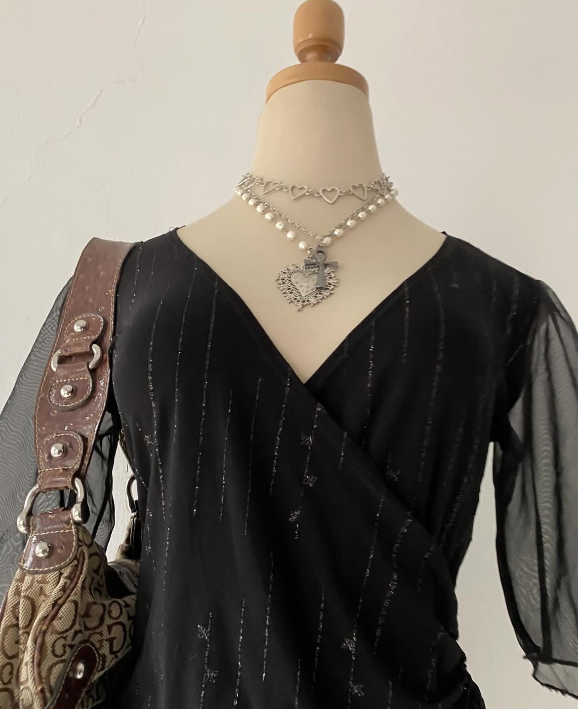 Fairy goth blouse-Size L