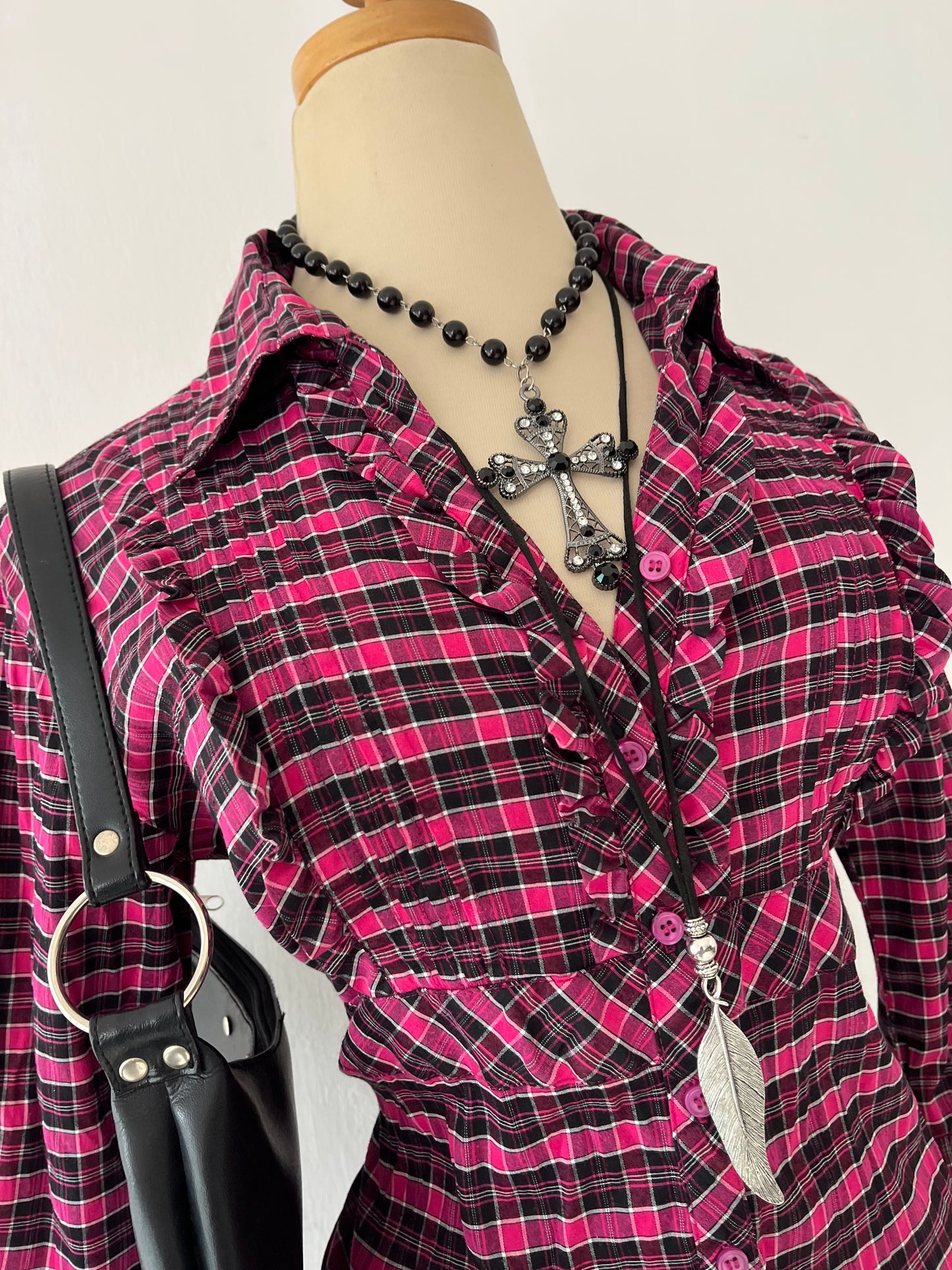Checkered blouse