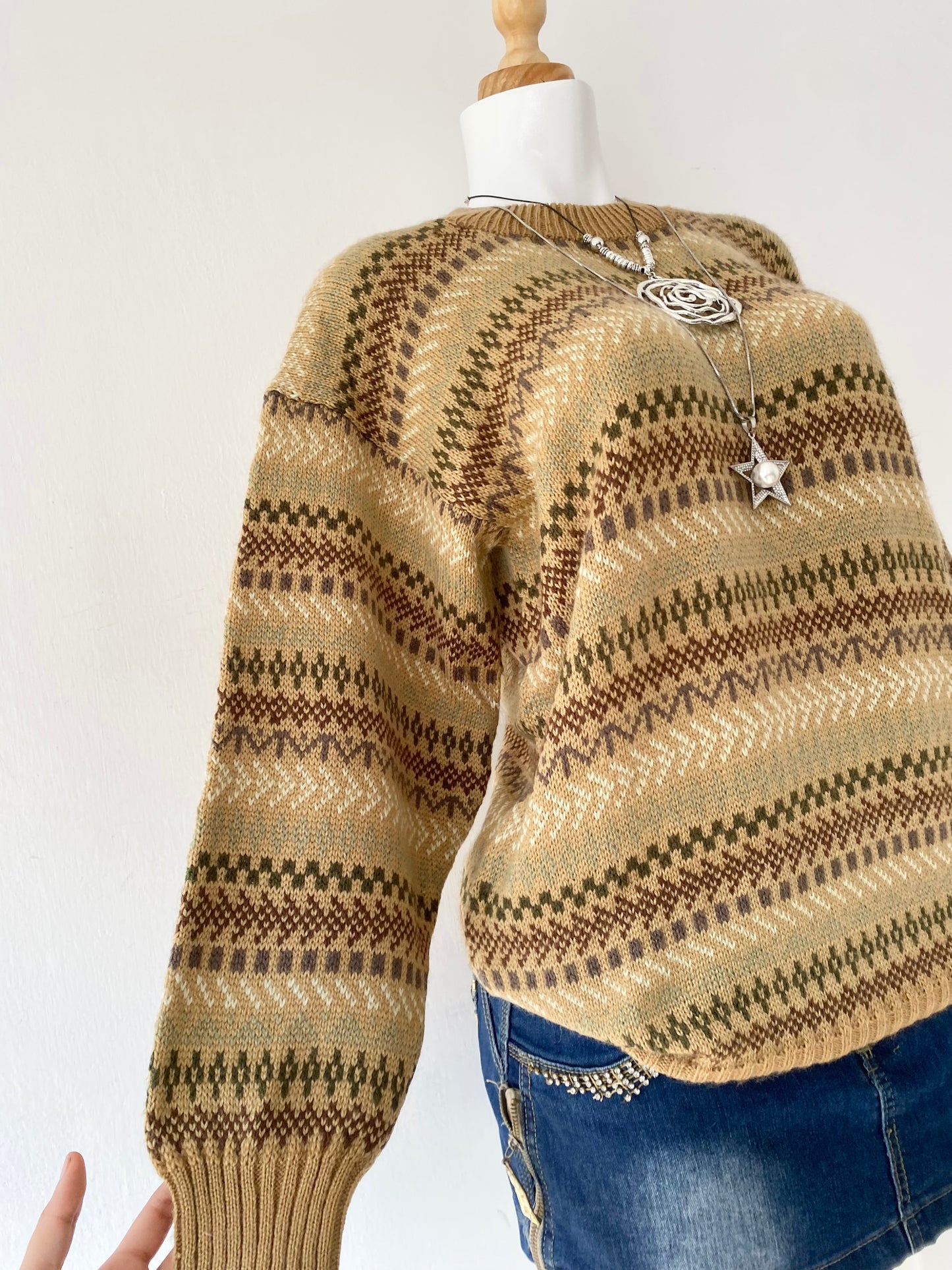 Oversized wool sweater