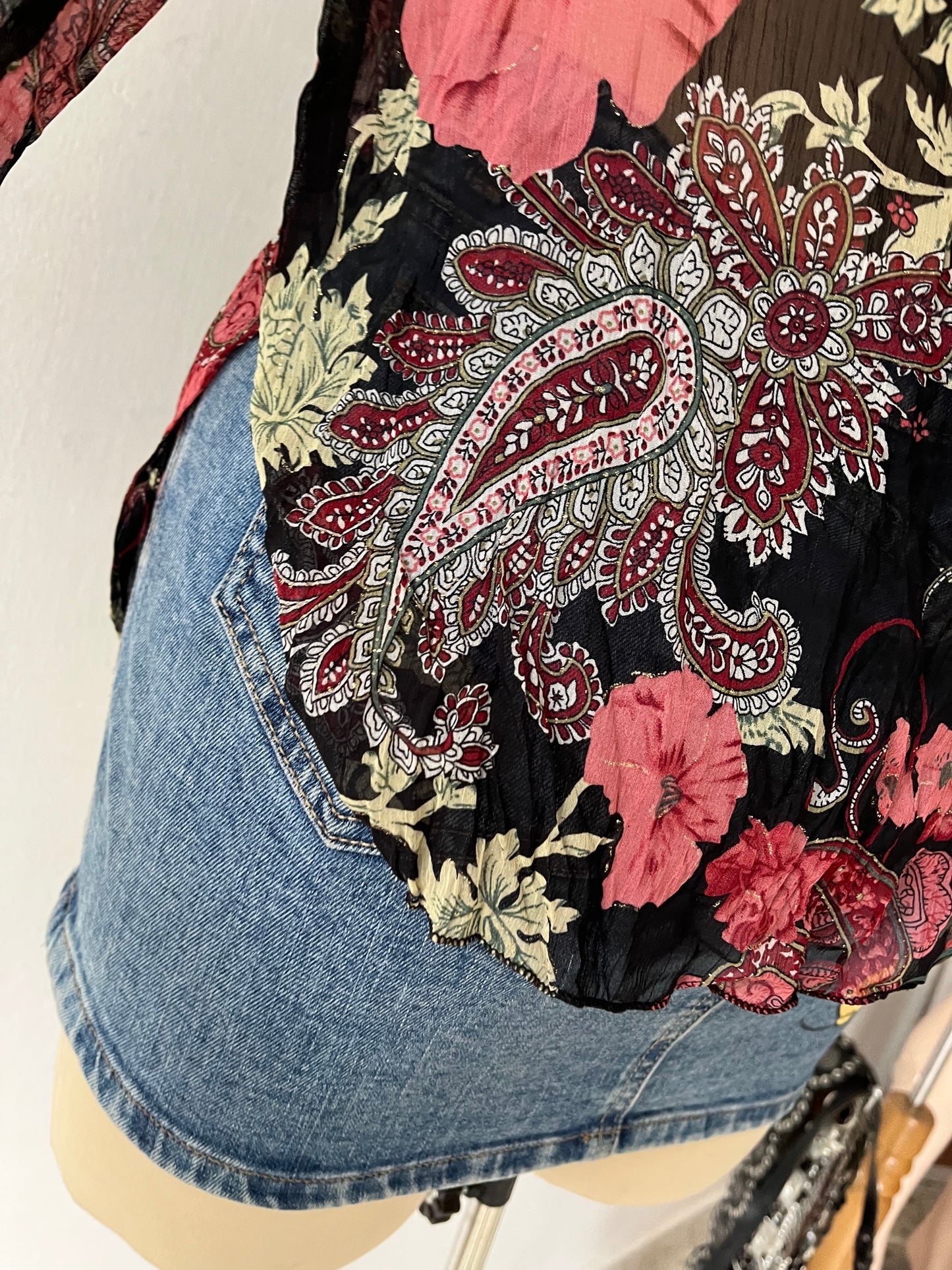 Boho chic blouse