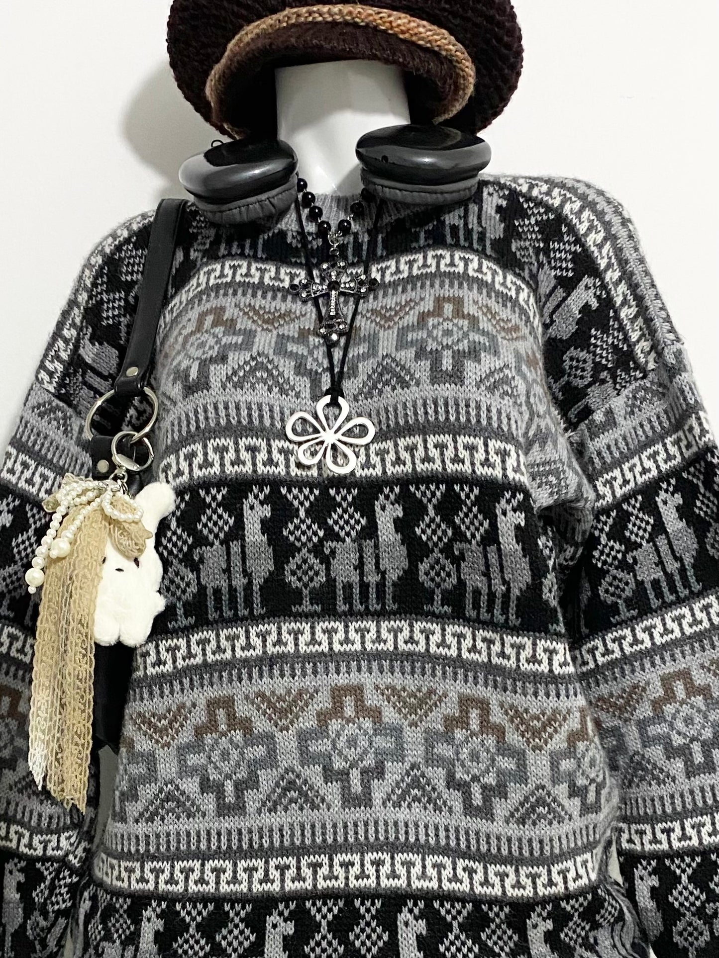 Oversized wool sweater