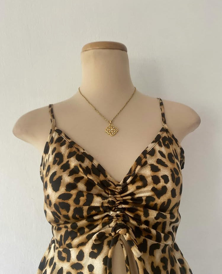 Cheetah print top