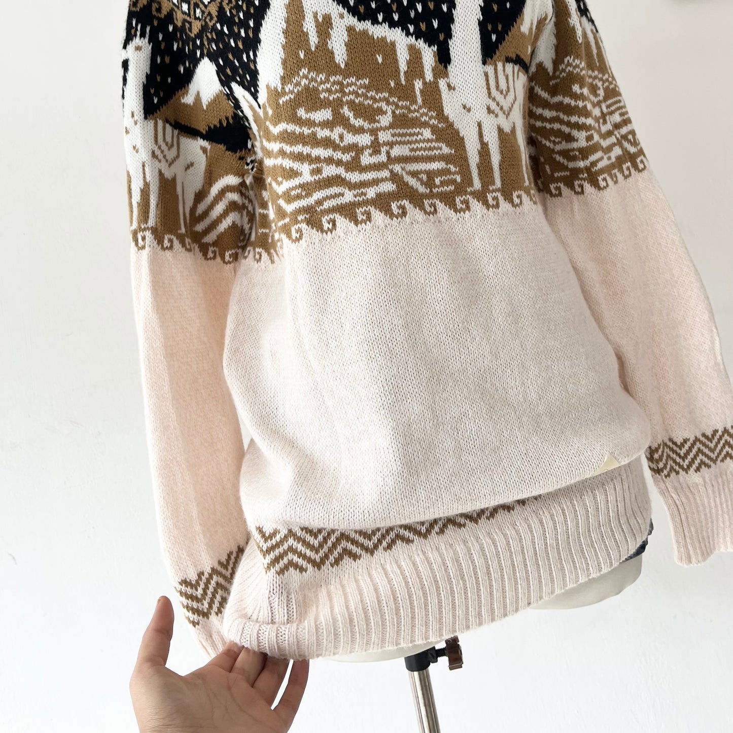 Oversized wool sweater