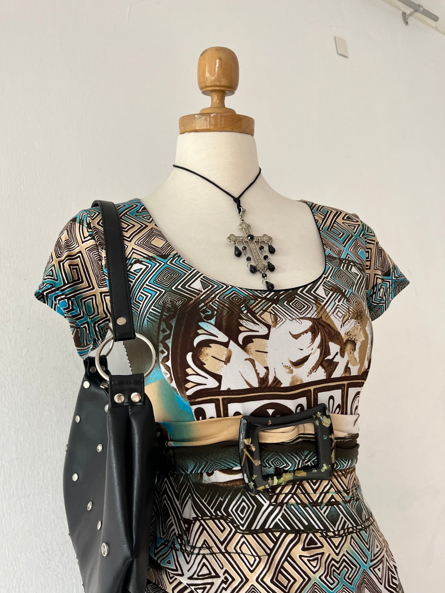 Y2k top with back tie