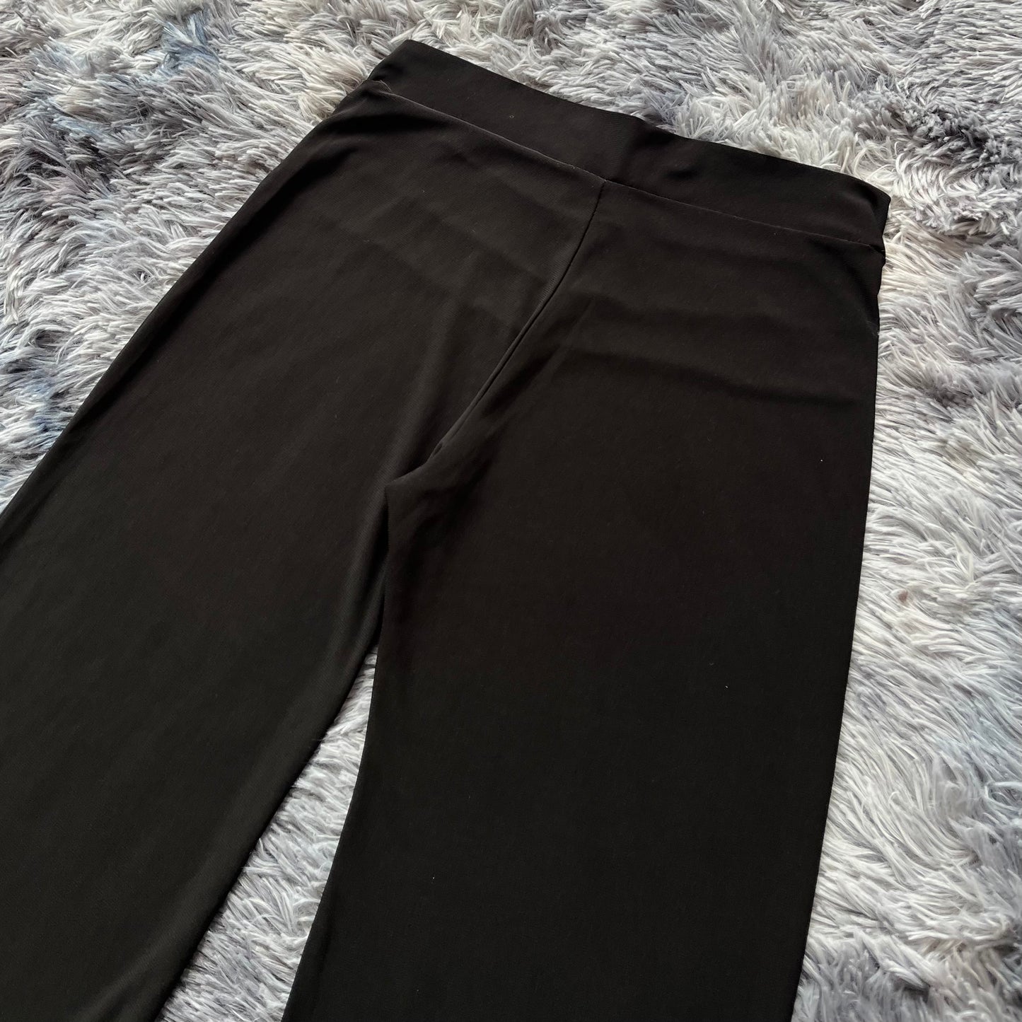 Flare black pants-size S