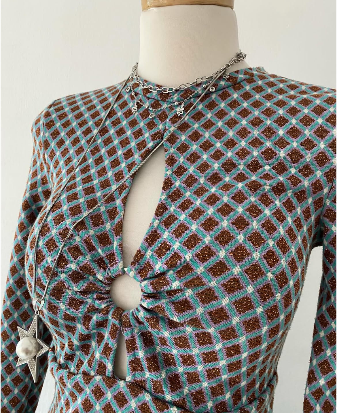 Plaid top