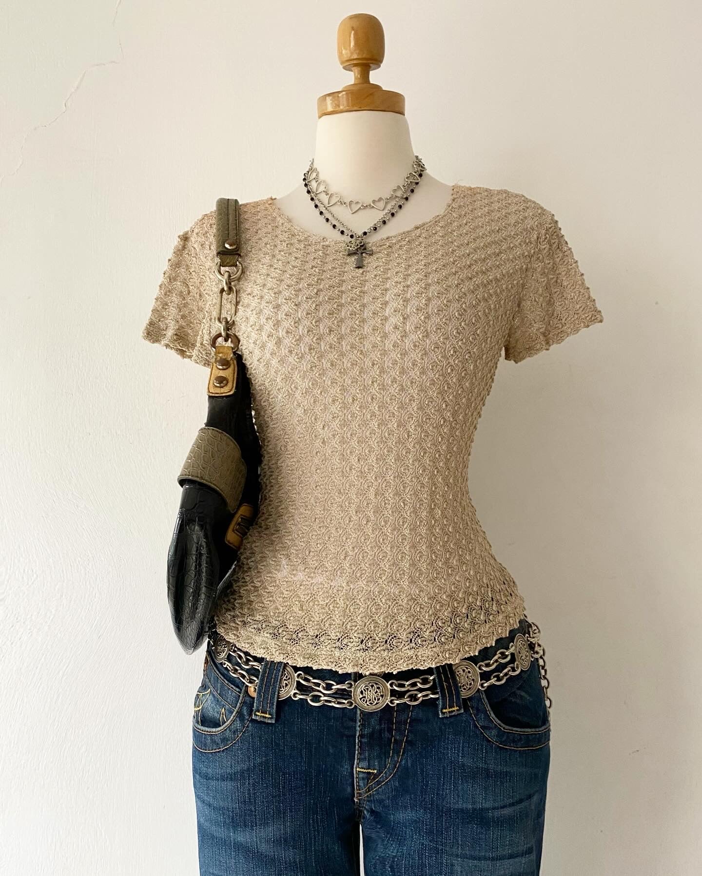 Beige top
