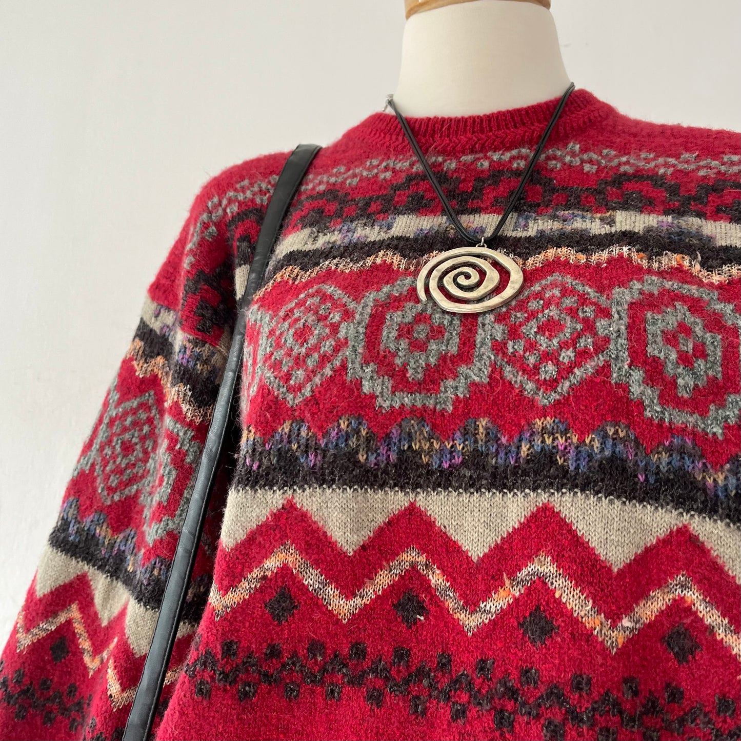 Oversized wool sweater